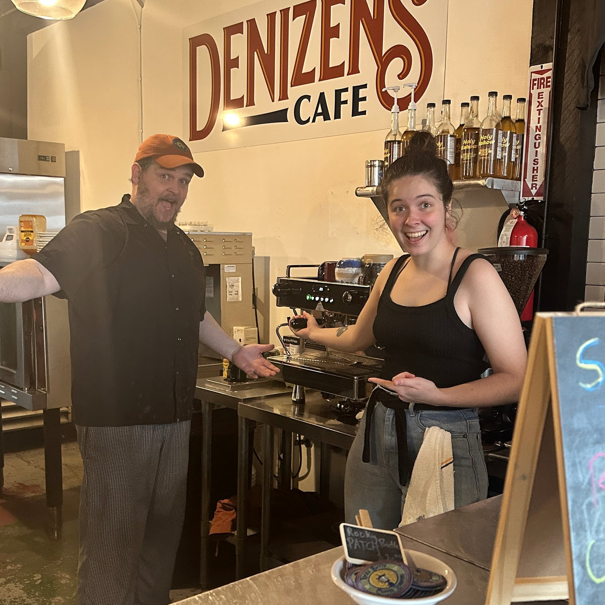 Denizens Cafe Now Selling Espresso and Pastries! Rocky Butte Coffee Roasters